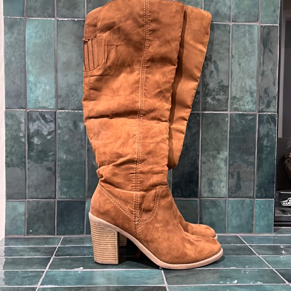 dv by Dolce Vita over the knee boots with chunky heel